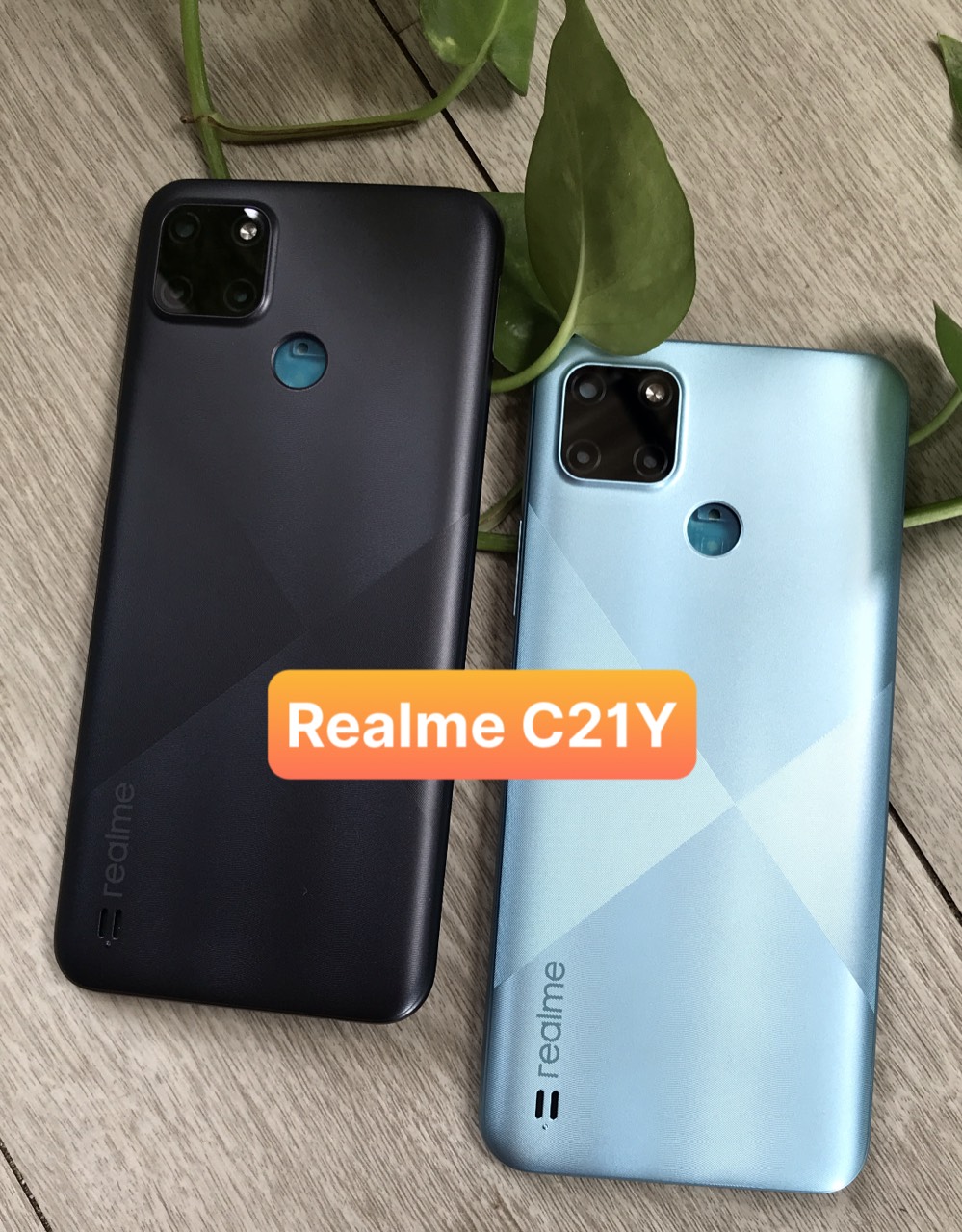 Bộ vỏ sườn Realme C21Y (bộ gồm lương,khung xương,phím , kính camera)