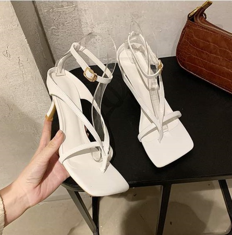Dép cao gót nữ 5p học sinh - Sandal kẹp dây mảnh đan chéo - CG-0413 giá rẻ