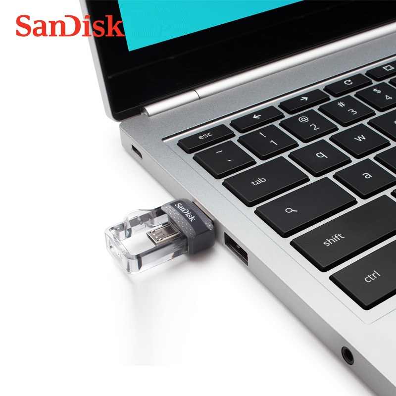 USB OTG SanDisk Ultra 3.0 M3 32GB Dual Drive ( USB 2 ĐẦU )
