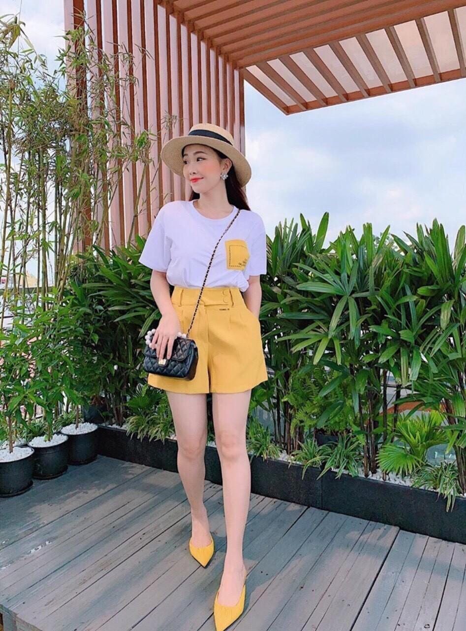 Sét Bộ Đùi Phối Màu Cực Tiểu Thư TTS0533