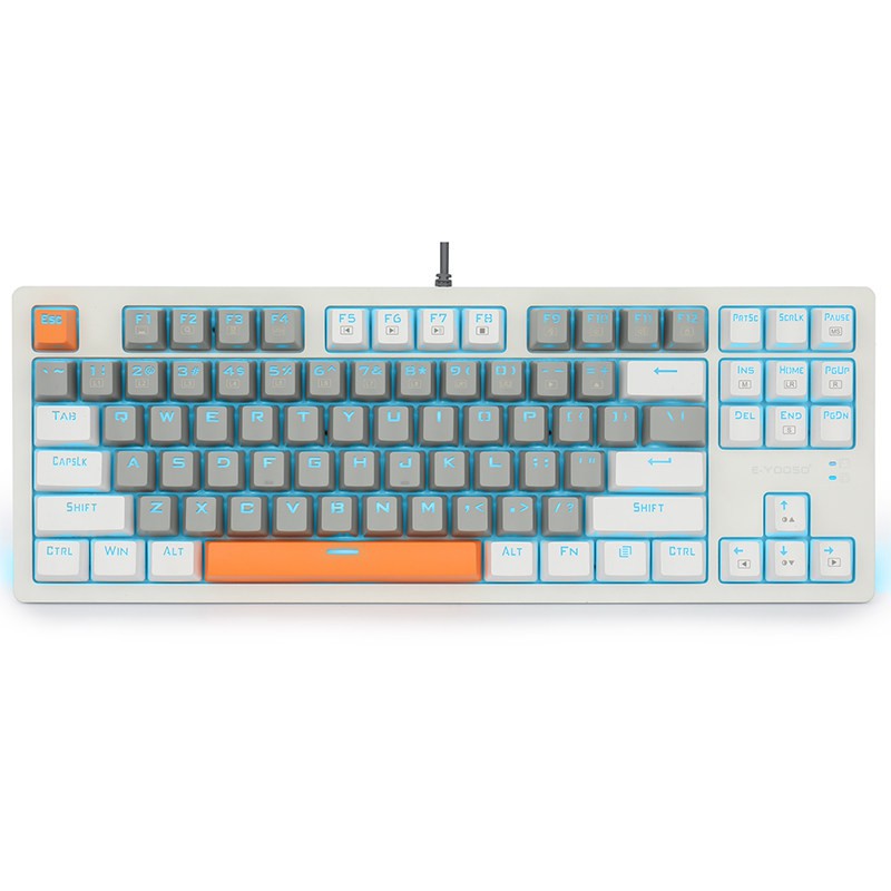 HOTSWAP Bàn phím cơ E-YOOSO K620 ,LED viền RGB ,phù hợp cho Laptop , PC