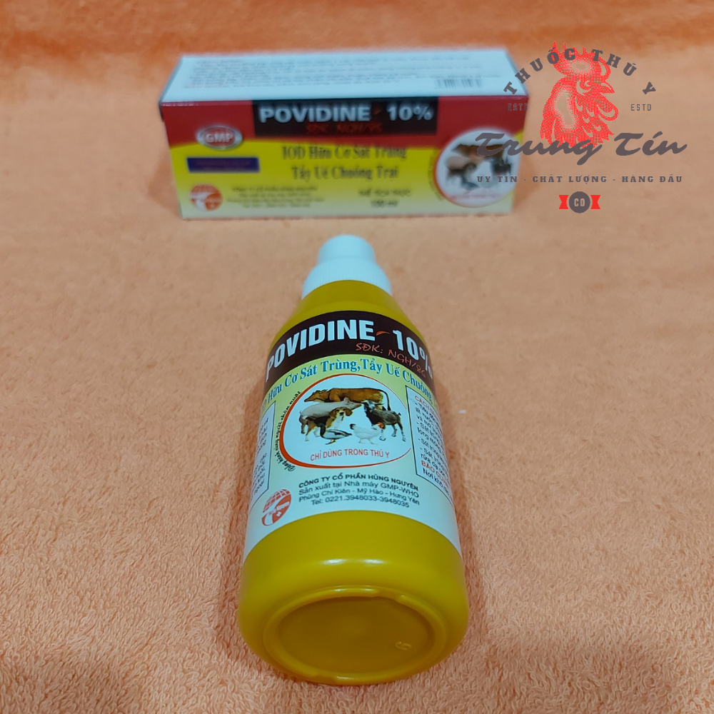 [HCM]povidine - sát trùng chuồng trại - 1 chai / 100ml