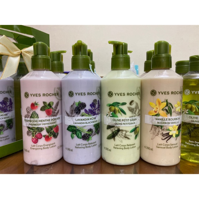 Dưỡng Thể Yves Rocher Lotion 390Ml