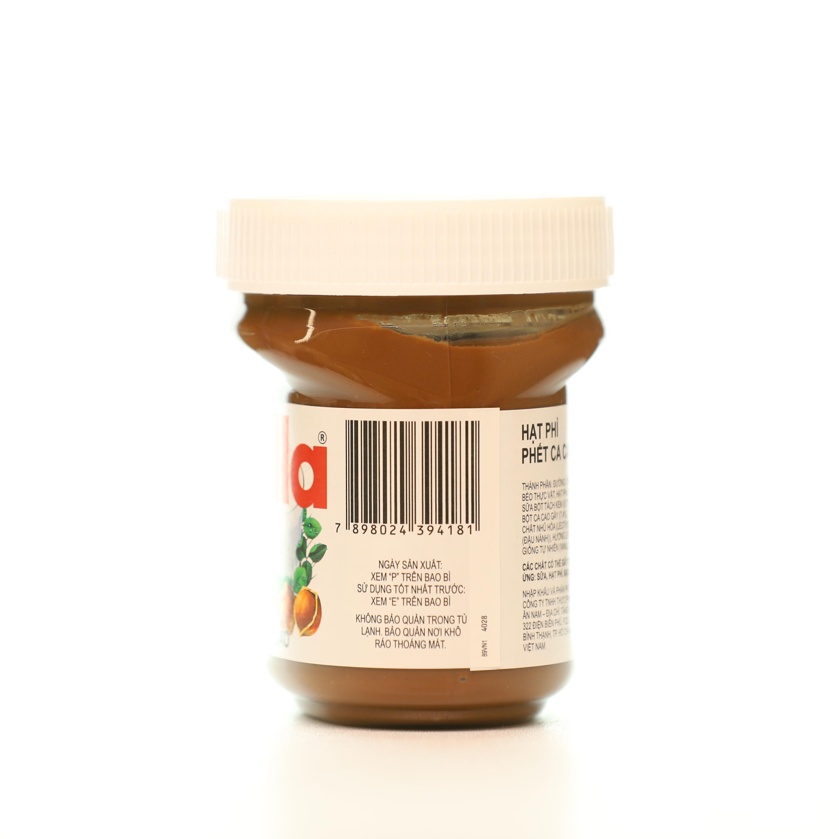 Nutella socola Úc hạt phỉ 200g phết sandwich, biscuits vị ngọt dịu cực ngon date mới