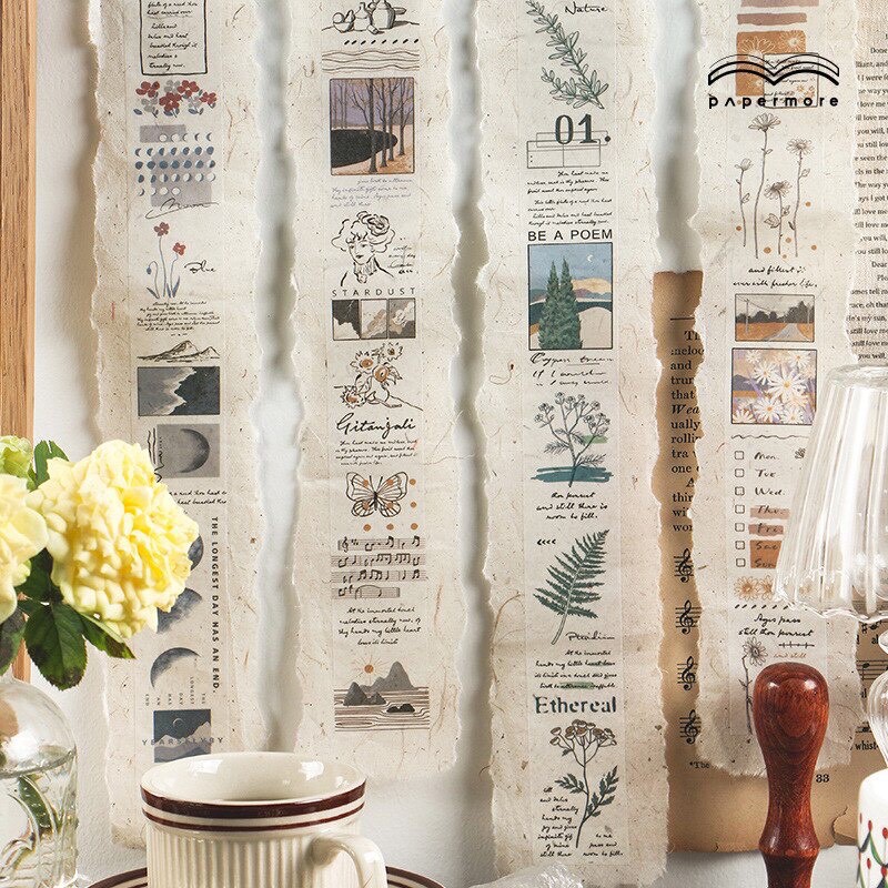 Dải stickers washi Masking tape