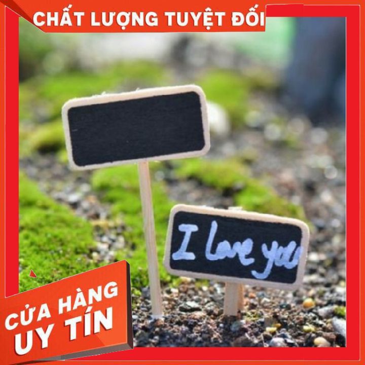 Tấm bảng đen  phụ kiện trang trí tiểu cảnh