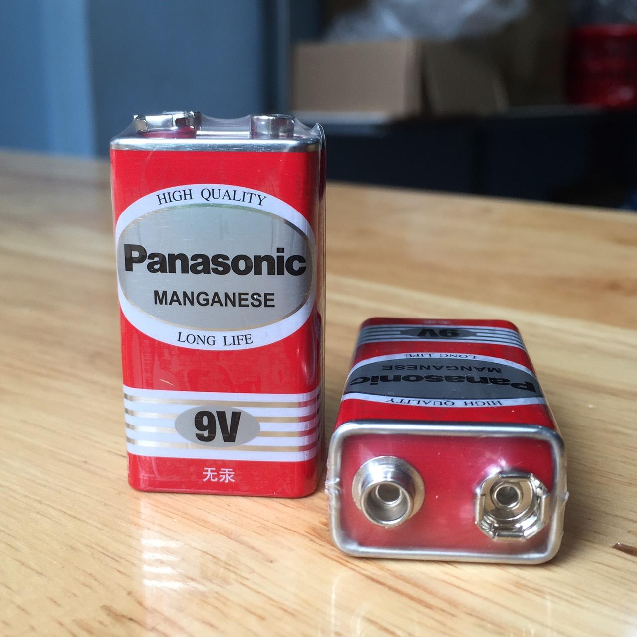 Pin vuông Panasonic 9V cho micro không dây - Pin 9V Panasonic