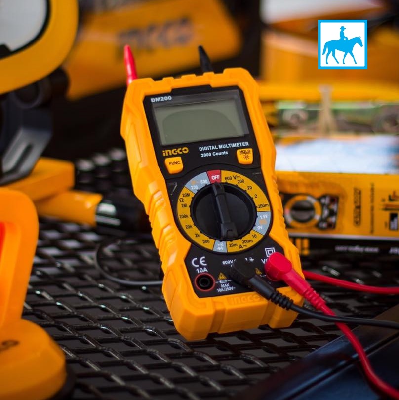 Đồng Hồ Đo Điện Vạn Năng CATII 600V TOTAL INGCO DM200 TMT5360011