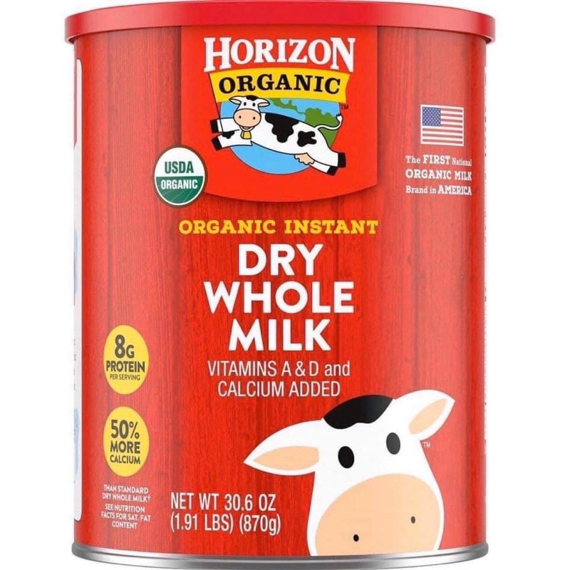 [HCM]Sữa Tươi Dạng Bột Horizon 870G