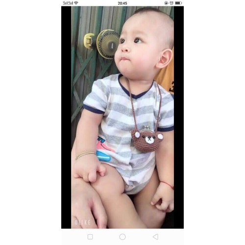 Túi len đựng tỏi cho bé