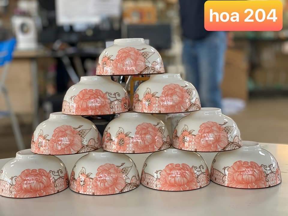 BỘ 10 CHÉN SỨ HOA VĂN KIỂU NHẬT SANG TRỌNG (Giao ngẫu nhiên)