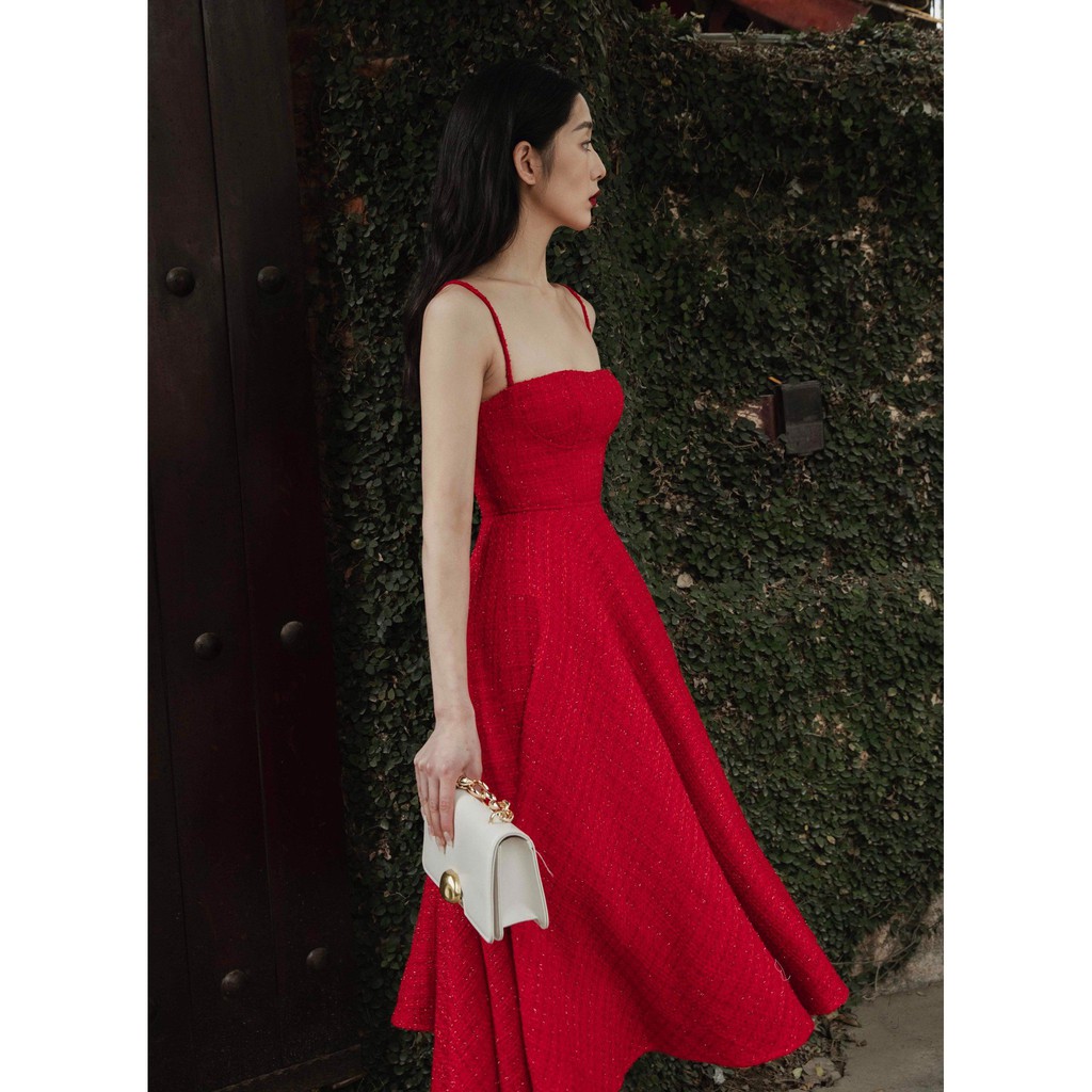 DOTTIE PREMIUM - Đầm Spring Midi Dress D0161