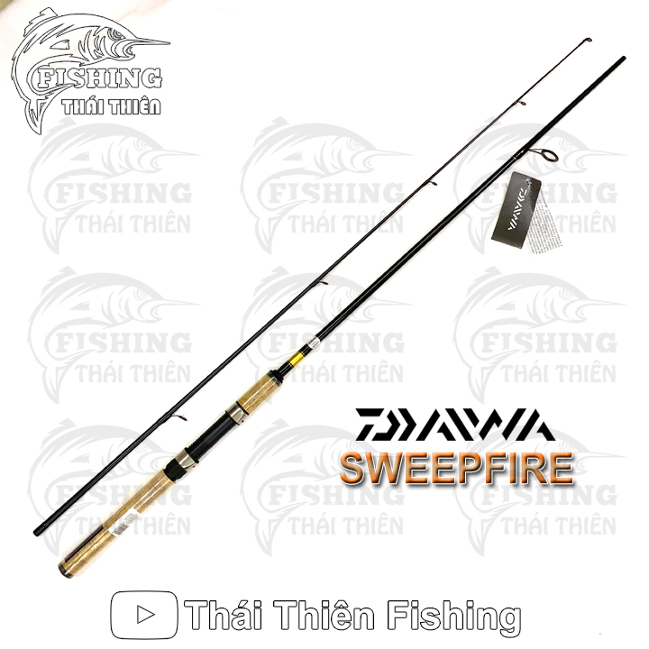 Cần Câu Cá Daiwa Sweepfire 702 ( 2m14 ) Cần Lure Máy Đứng