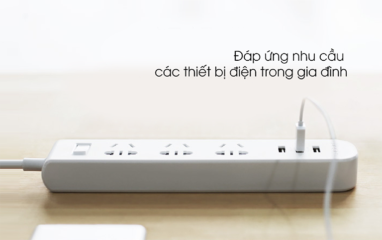 Ổ cắm điện thông minh đa năng 3 cổng USB Pisen