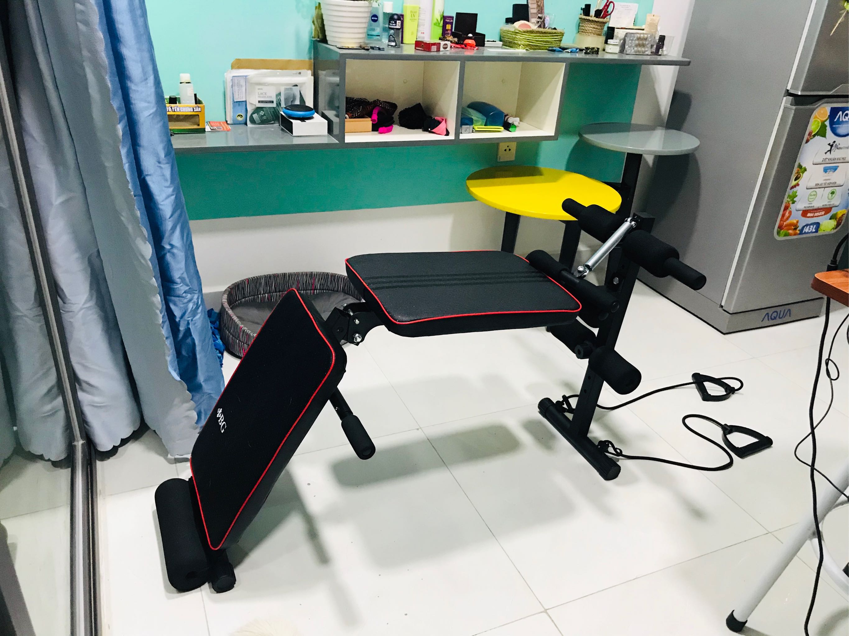 (ẢNH THẬT & VIDEO)BG - Ghế tập bụng cong muse Mẫu Su-119