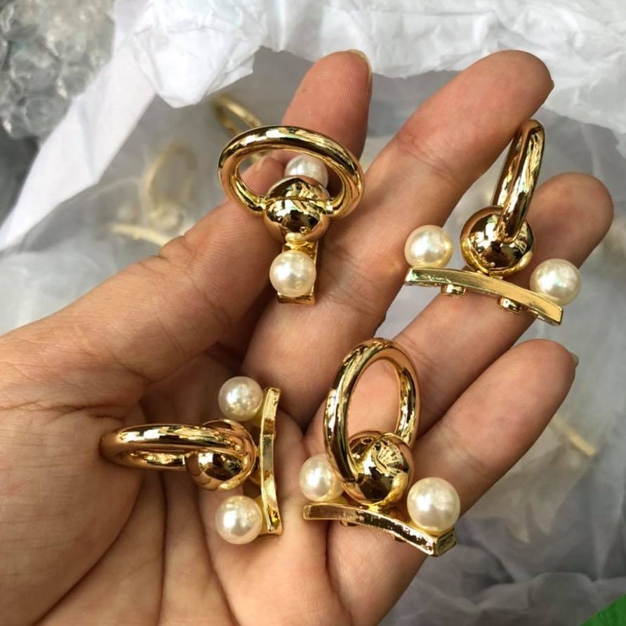 Round Pearl Beads 55K/Pair for Making Handbags