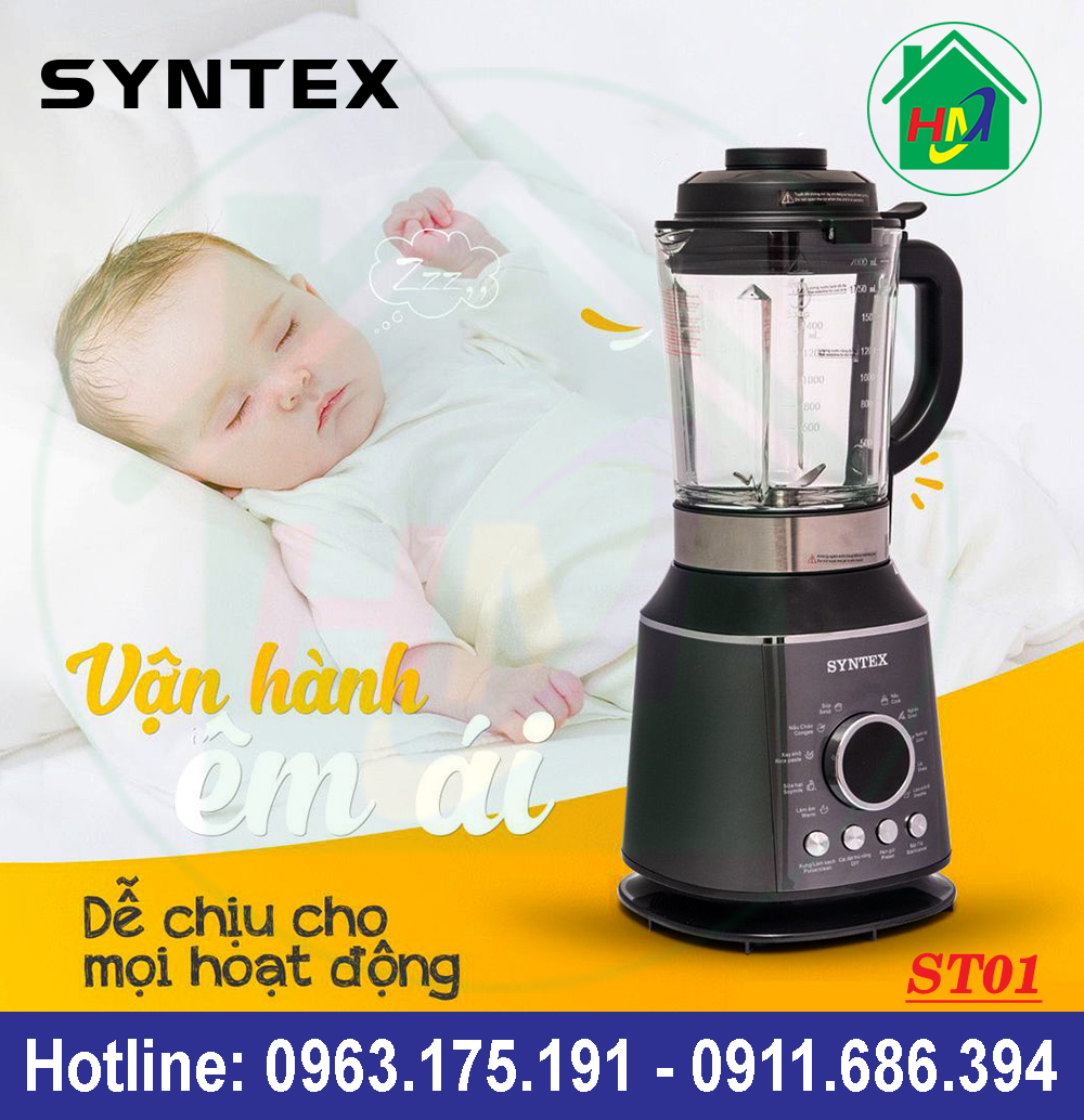 Máy Làm Sữa Hạt Xay Nấu Đa Năng Syntex ST01