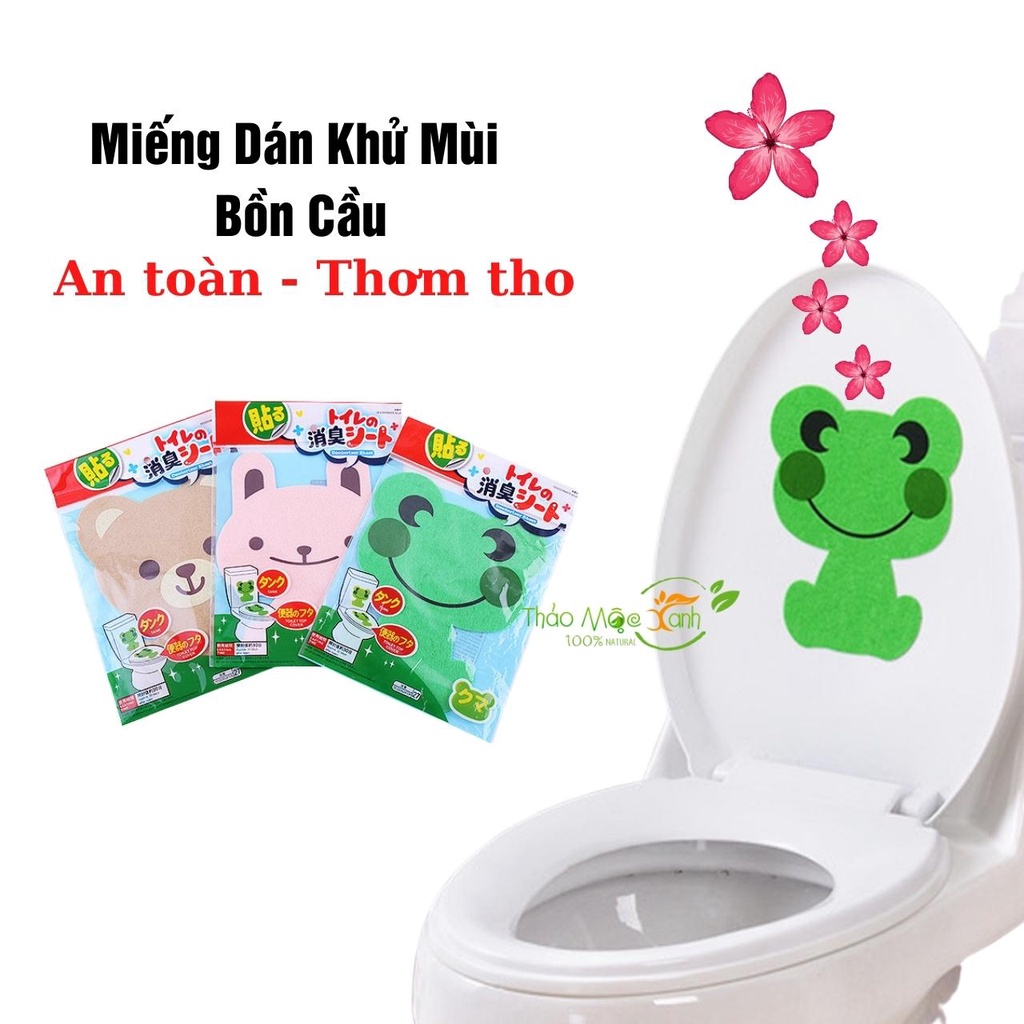 Miếng Dán Khử Mùi Bồn Cầu Siêu Kute - Siêu Thơm