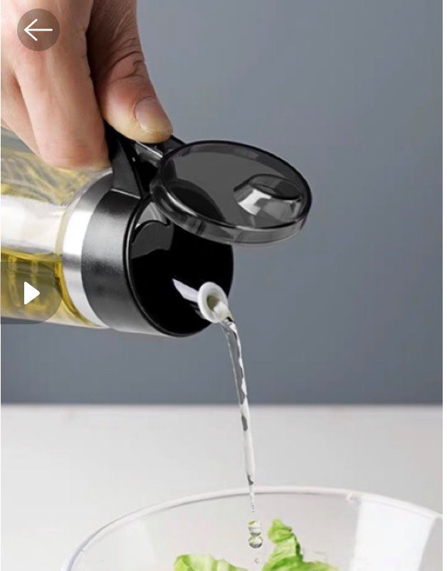 Bình đựng nước mắm,đựng dầu ăn thuỷ tinh cao cấp 550ml