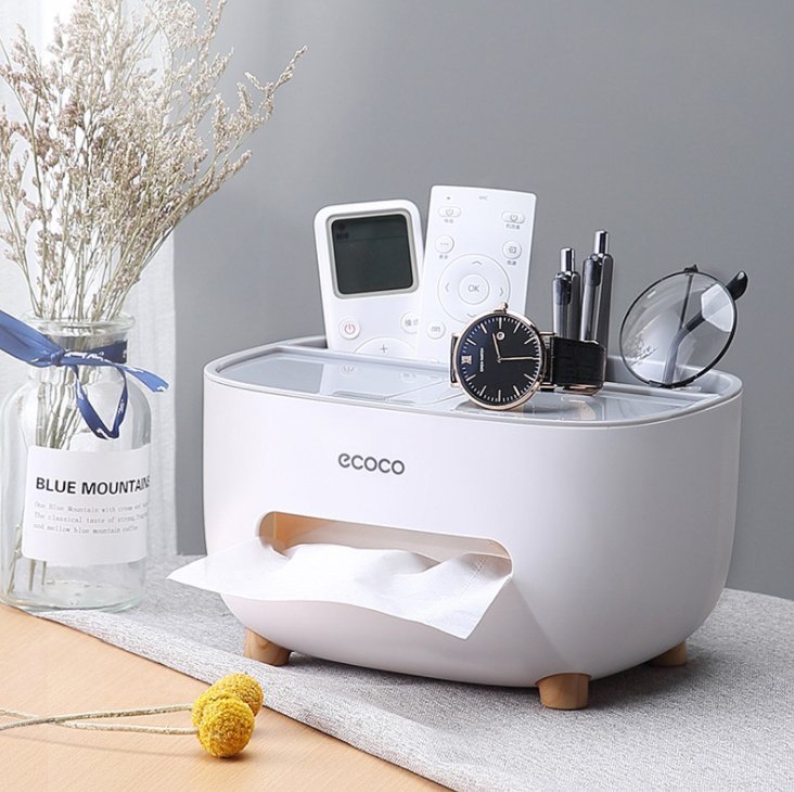 Ecoco Hộp Đựng Khăn Giấy Để Bàn Mẫu Mới
