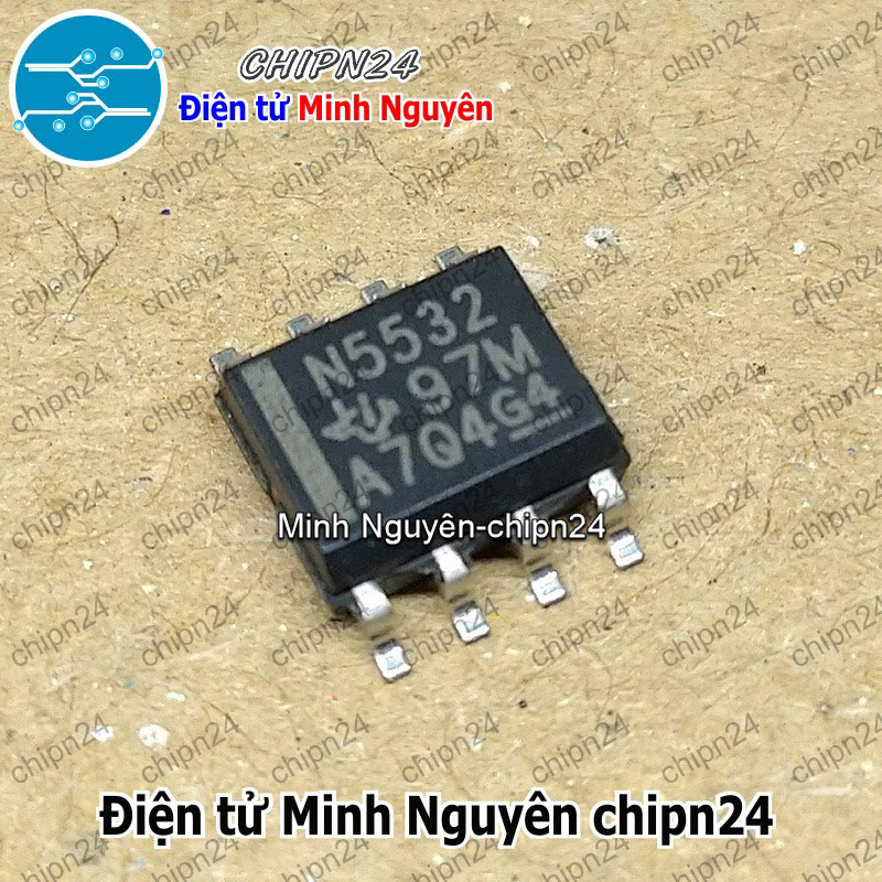 [1 con] (ST) IC Dán NE5532 SOP-8 Hàng Tốt (SMD) (N5532 NE 5532) - HH004704