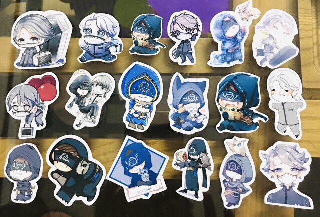 Sticker ảnh dán Identity V set 30 đến 100 cái nhiều mẫu
