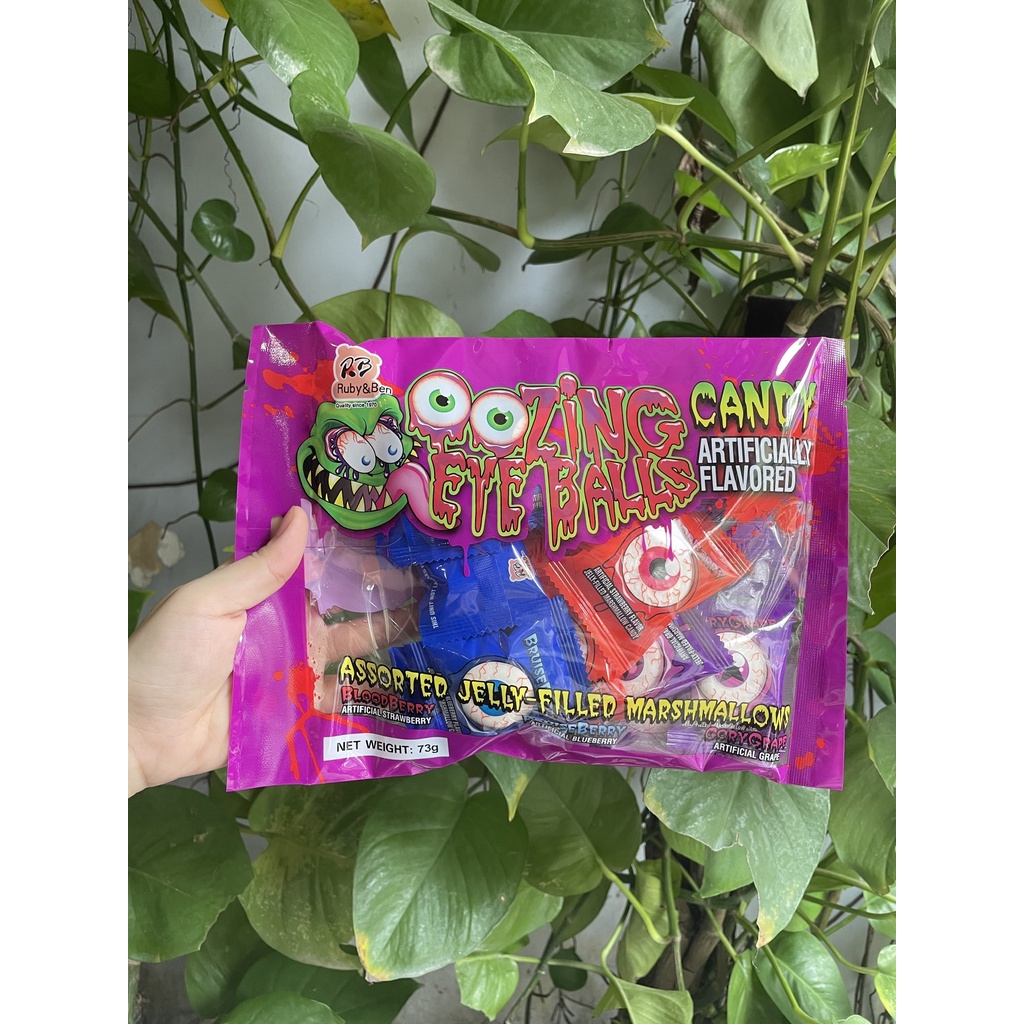 Kẹo Dẻo Con Mắt Ruby&Ben Marshmallows Candy (Gói 73g)