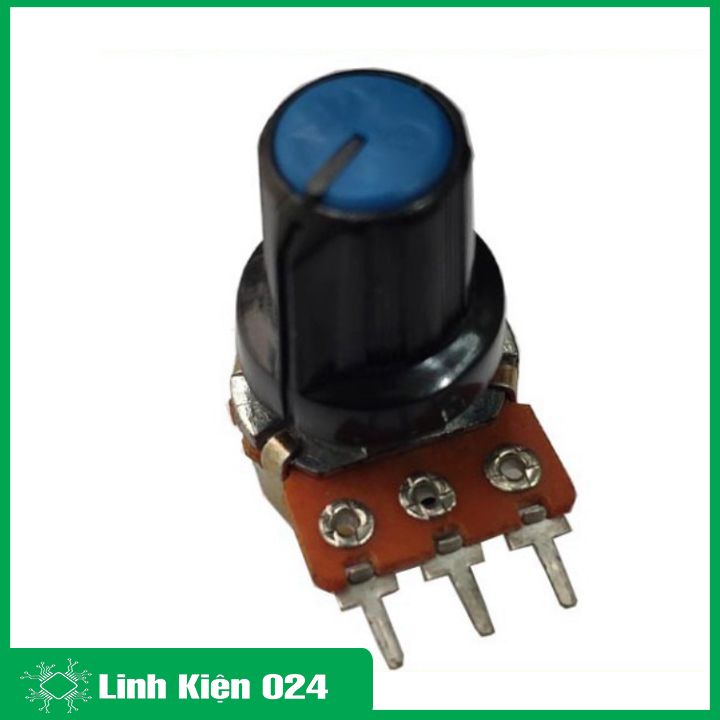 Combo biến trở volume (triết áp + vỏ triết áp nhựa)