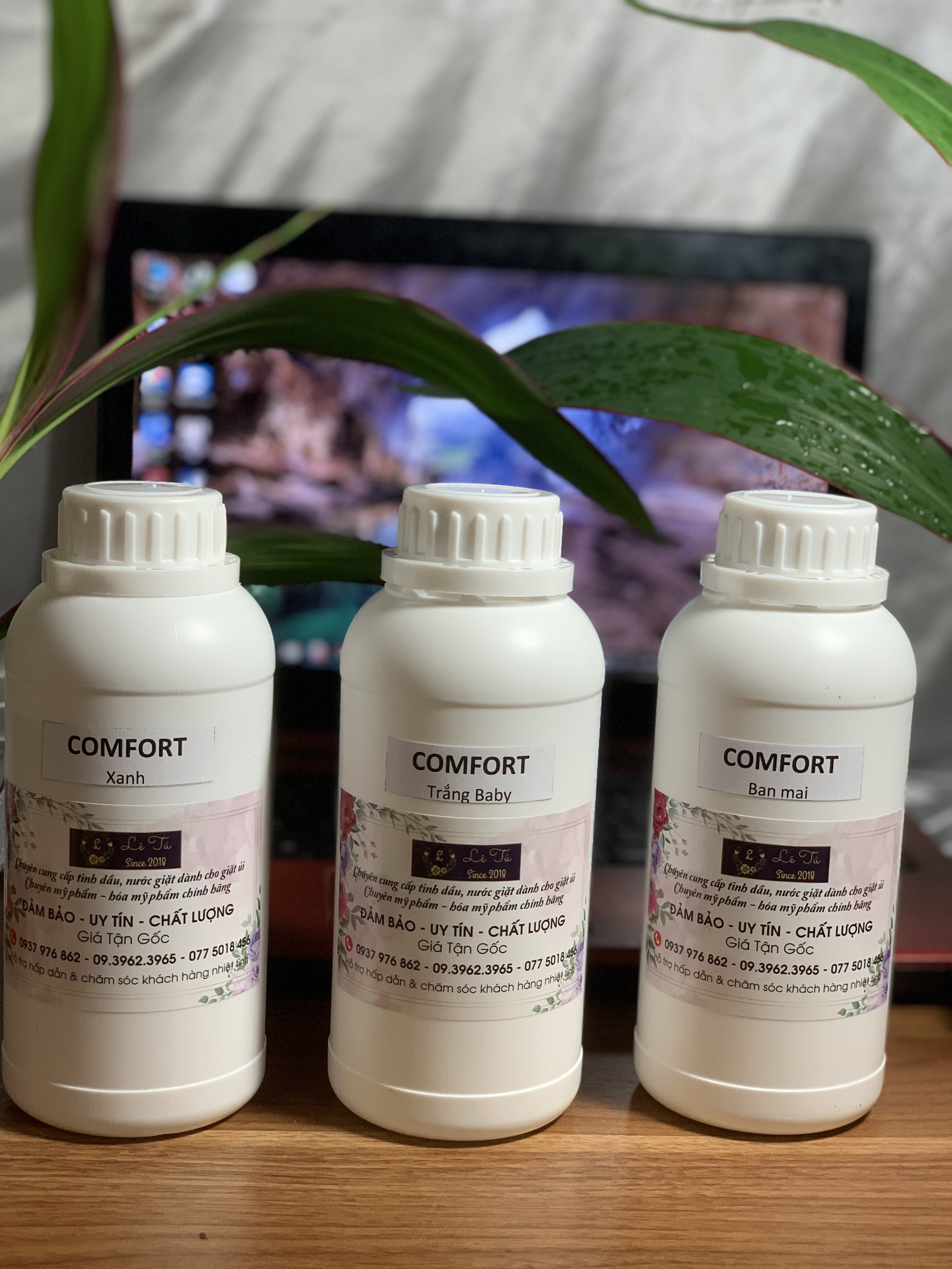 Tinh dầu xịt thơm quần áo hương Comfor đủ mùi LT.