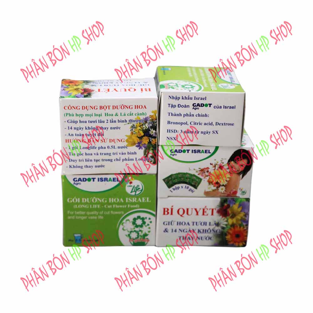 Gói Cắm Hoa Tươi Lâu Gấp 2 Lần Và 14 Ngày Không Thay Nước Loại 5gr Longlife (Bộ 50 gói)