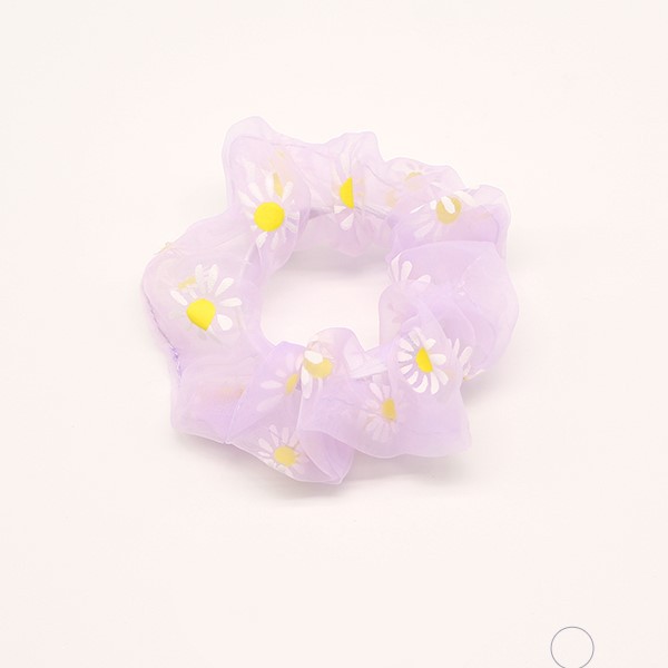 Dây Buộc Tóc Scrunchies Hoa Cúc