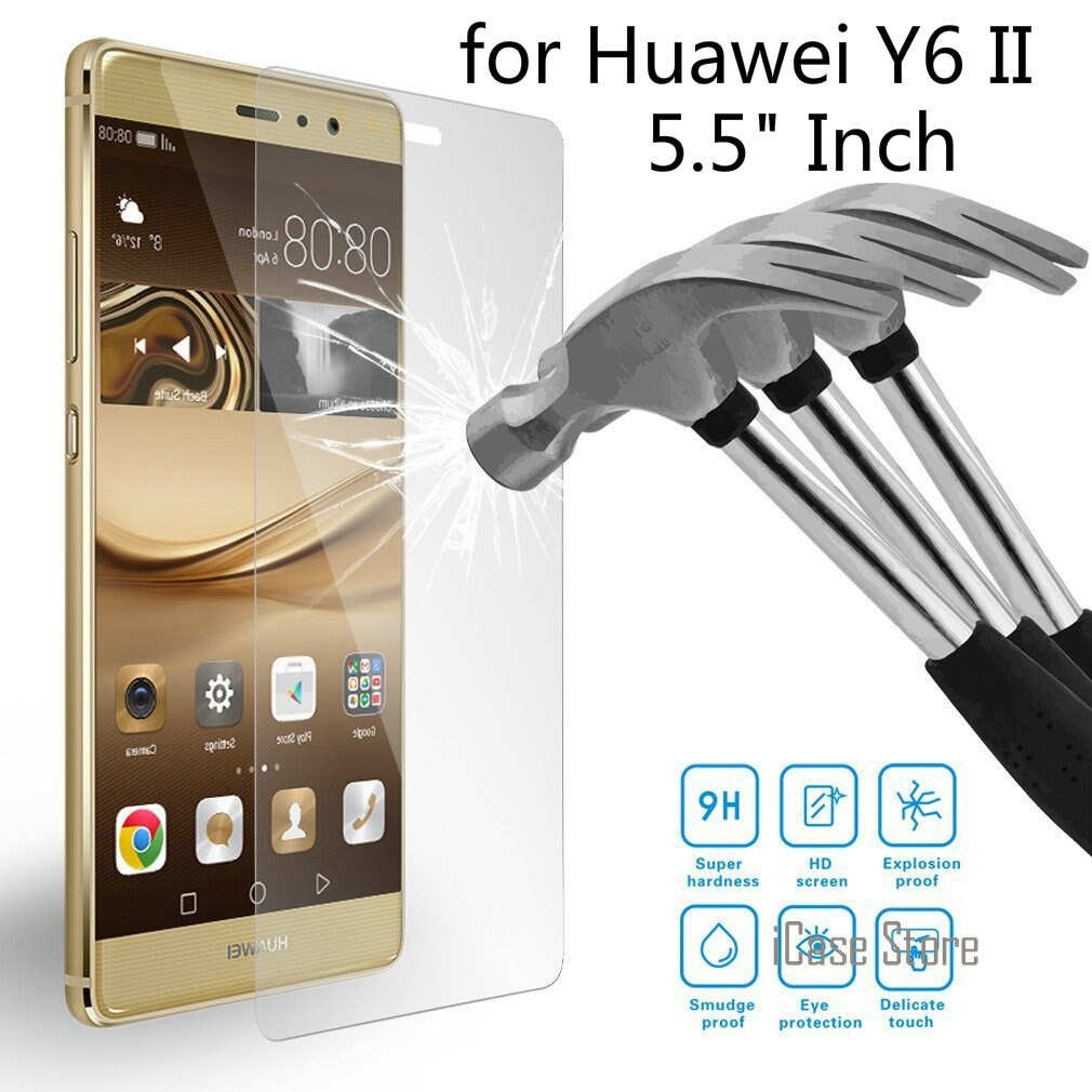 Miếng dán Kính cường lực Huawei Y6II / Y62 ( Trắng trong)