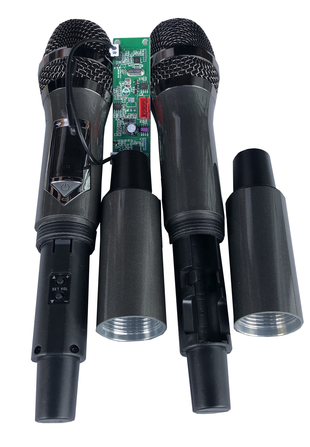 Bộ 2 Micro kèm Bore TS-299 sử dụng cho loa kéo