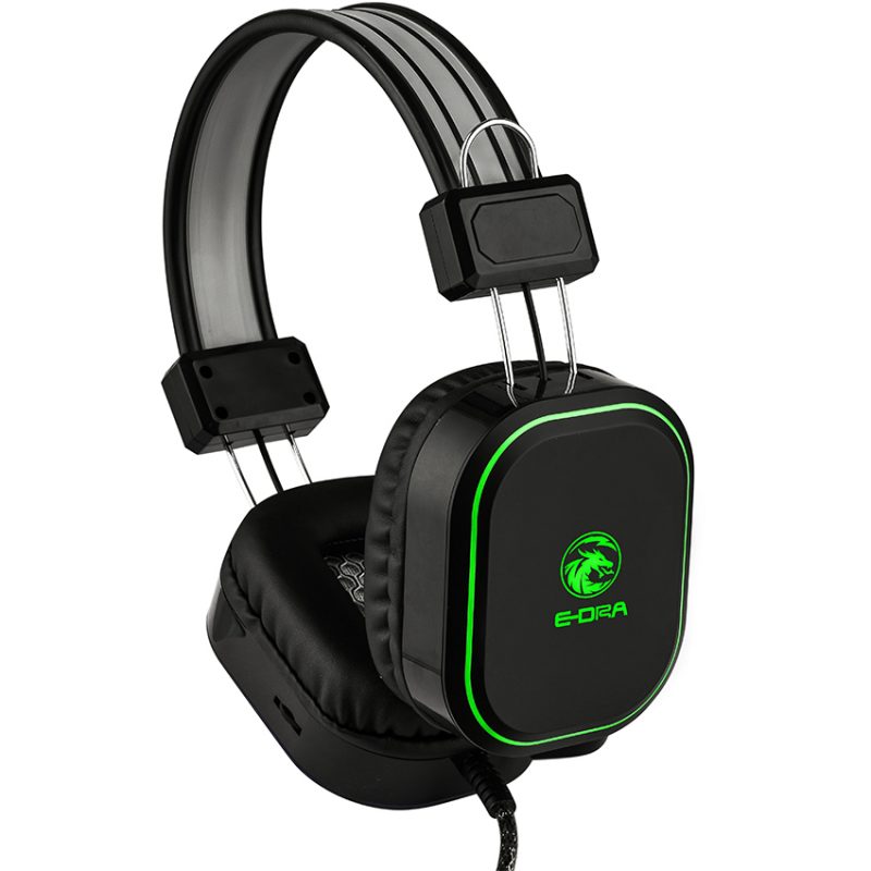 ✅ tai nghe chụp tai gaming e-dra eh401​​​​​​​ âm thanh 7.1 có led rgb có micro dành cho chơi game âm thanh chất lượng đèn led rgb jack usb có micro dây chống đứt dùng được cho máy tính pc, laptop