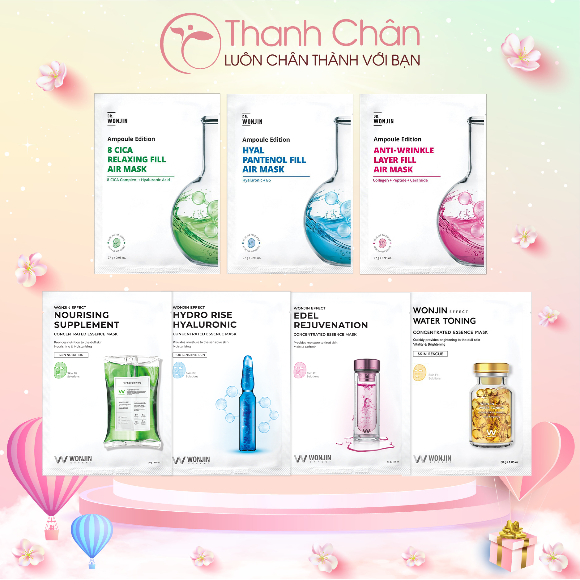 Mặt Nạ WONJIN EFFECT Mask 30g/miếng