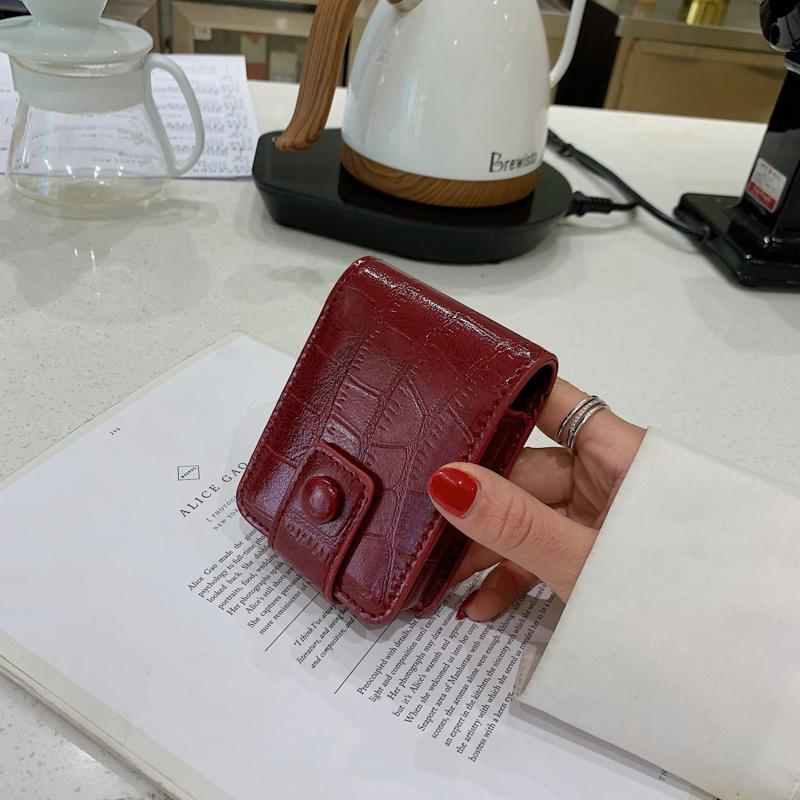 TÚI ĐỰNG SON MINI VÂN CÁ SẤU HQ cao cấp