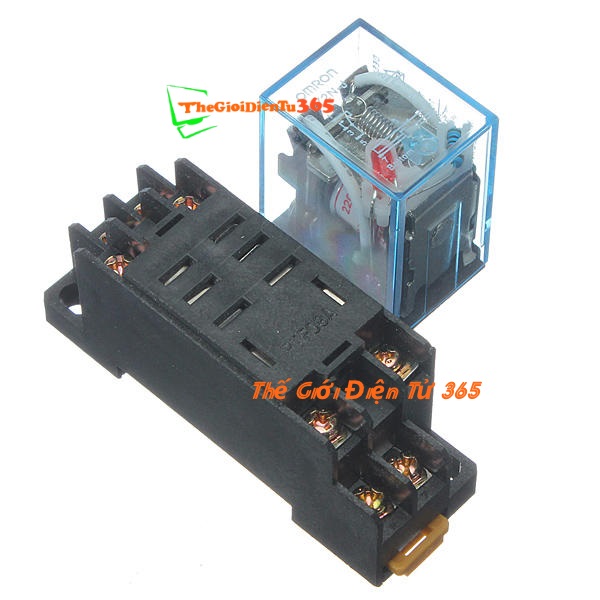CHÂN ĐẾ RELAY TRUNG GIAN 8 CHÂN VẶN ỐC