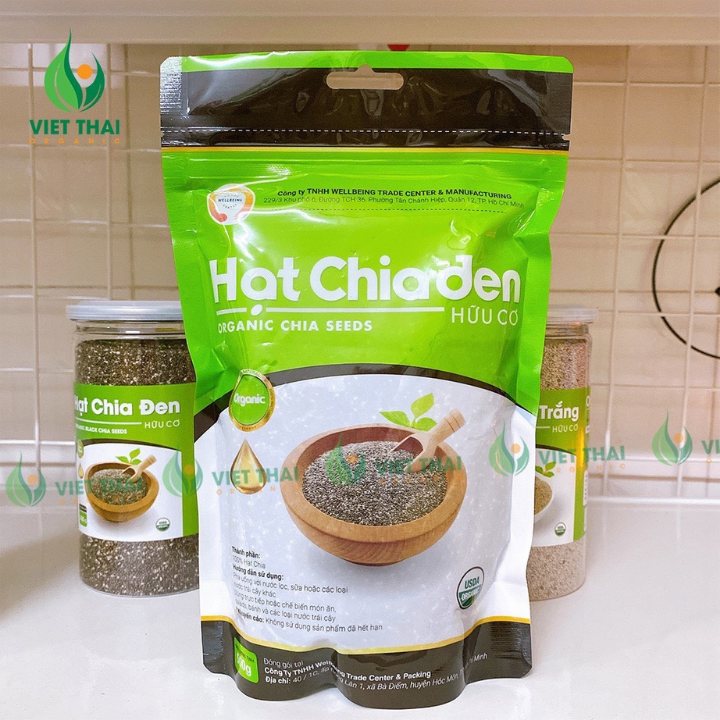 Hạt Chia Hữu Cơ [  ] Hạt Chia Đen Bolivia ( Gói 500Gr ) - Yêu Hạt