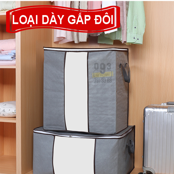 Storage Bag Clothes Blanket Pillow Box Clothing Sweater Box Pouch Holder Organizer