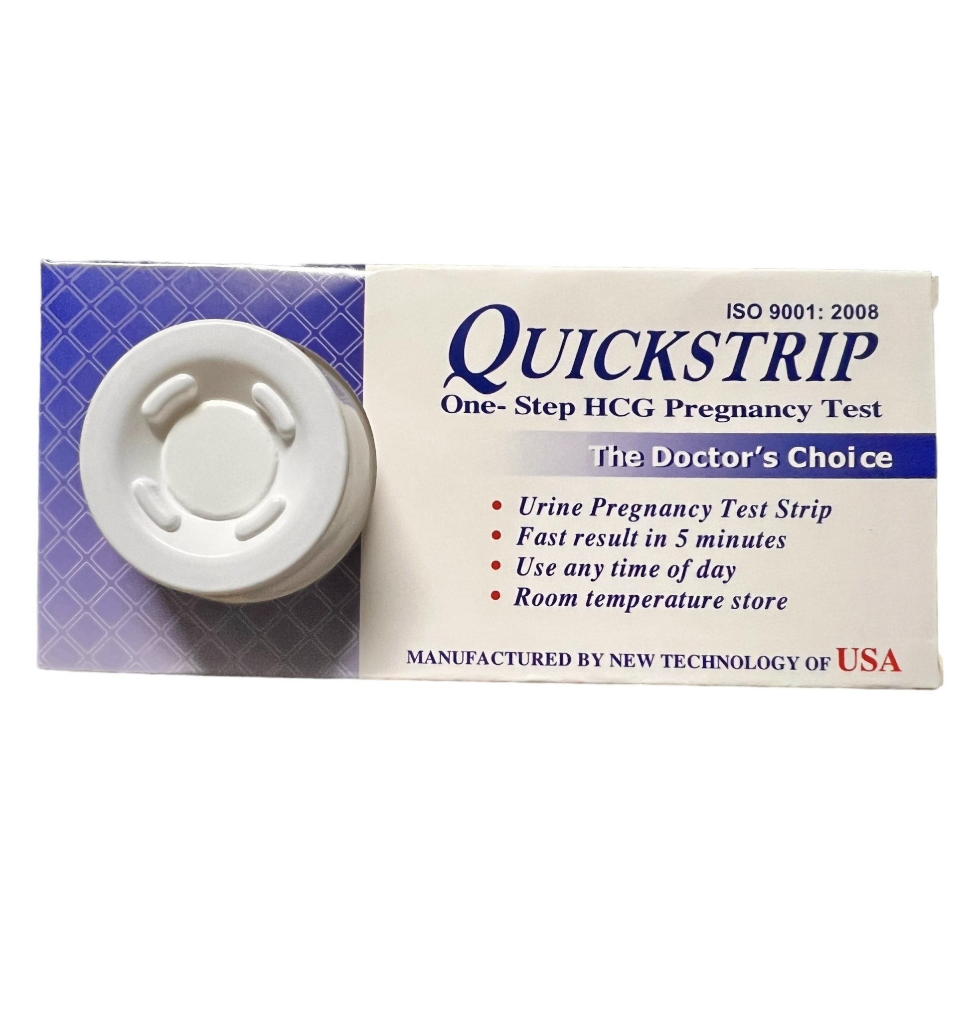 Que thử thai phát hiện sớm Quickstrip công nghệ USA