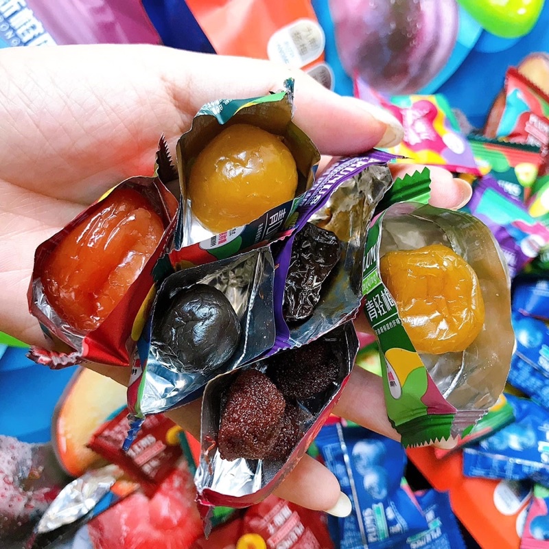 Ô mai mix 4 vị Colorful Plum 408gram