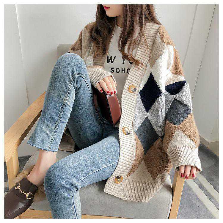 Áo Cardigan Nữ, Áo Khoác Len From Rộng Dáng Dài Đẹp - Hàng Quảng Châu Cao Cấp