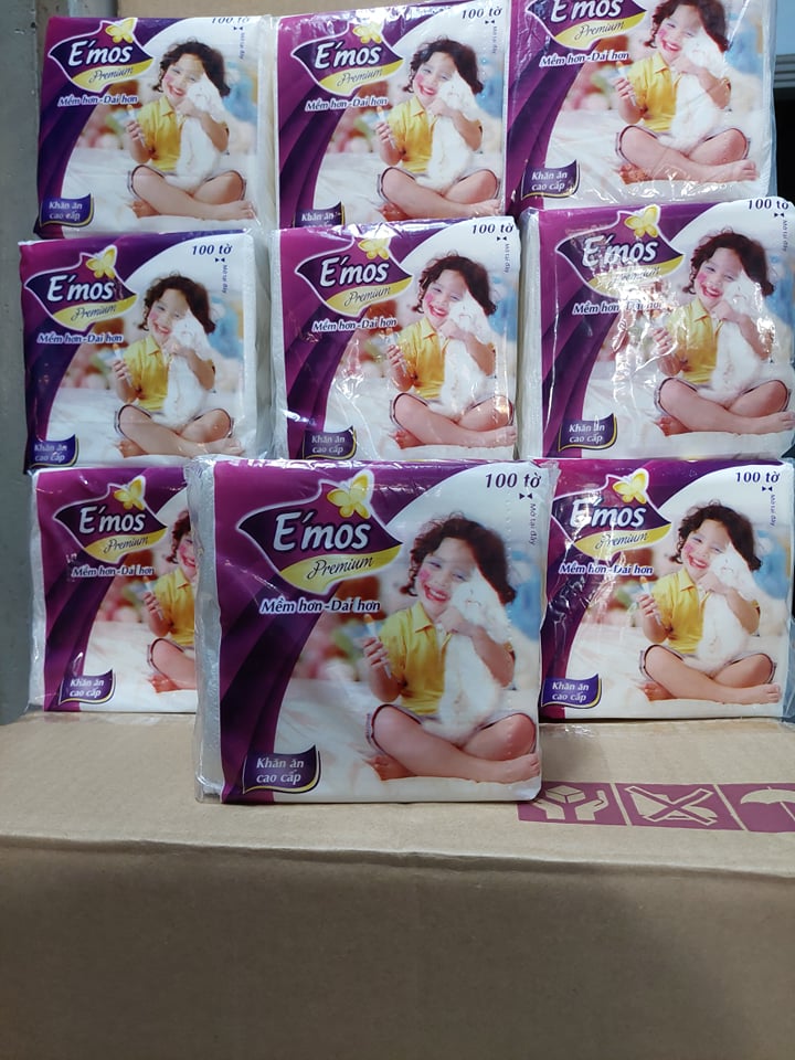 Khăn giấy vuông Emos 330x330
