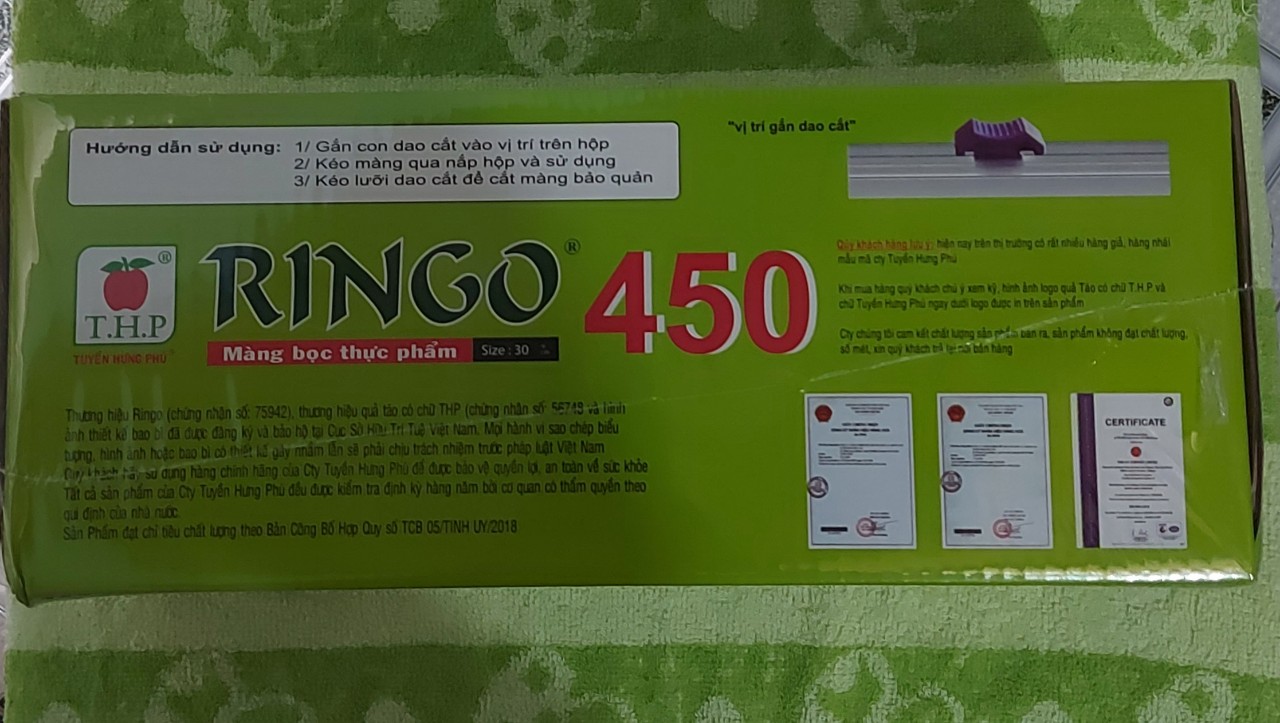 Màng Bọc Thực Phẩm 450 Ringo