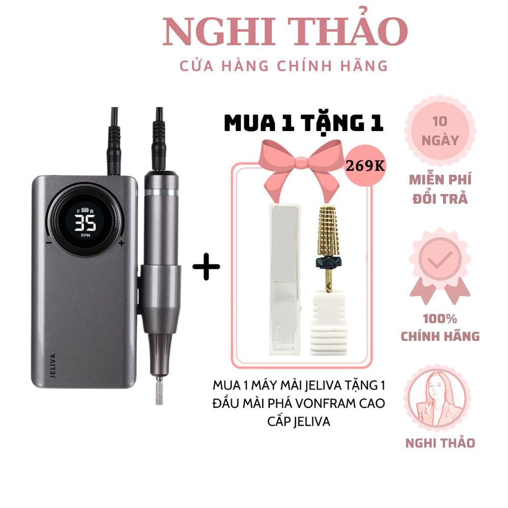 Máy mài móng tích điện JELIVA