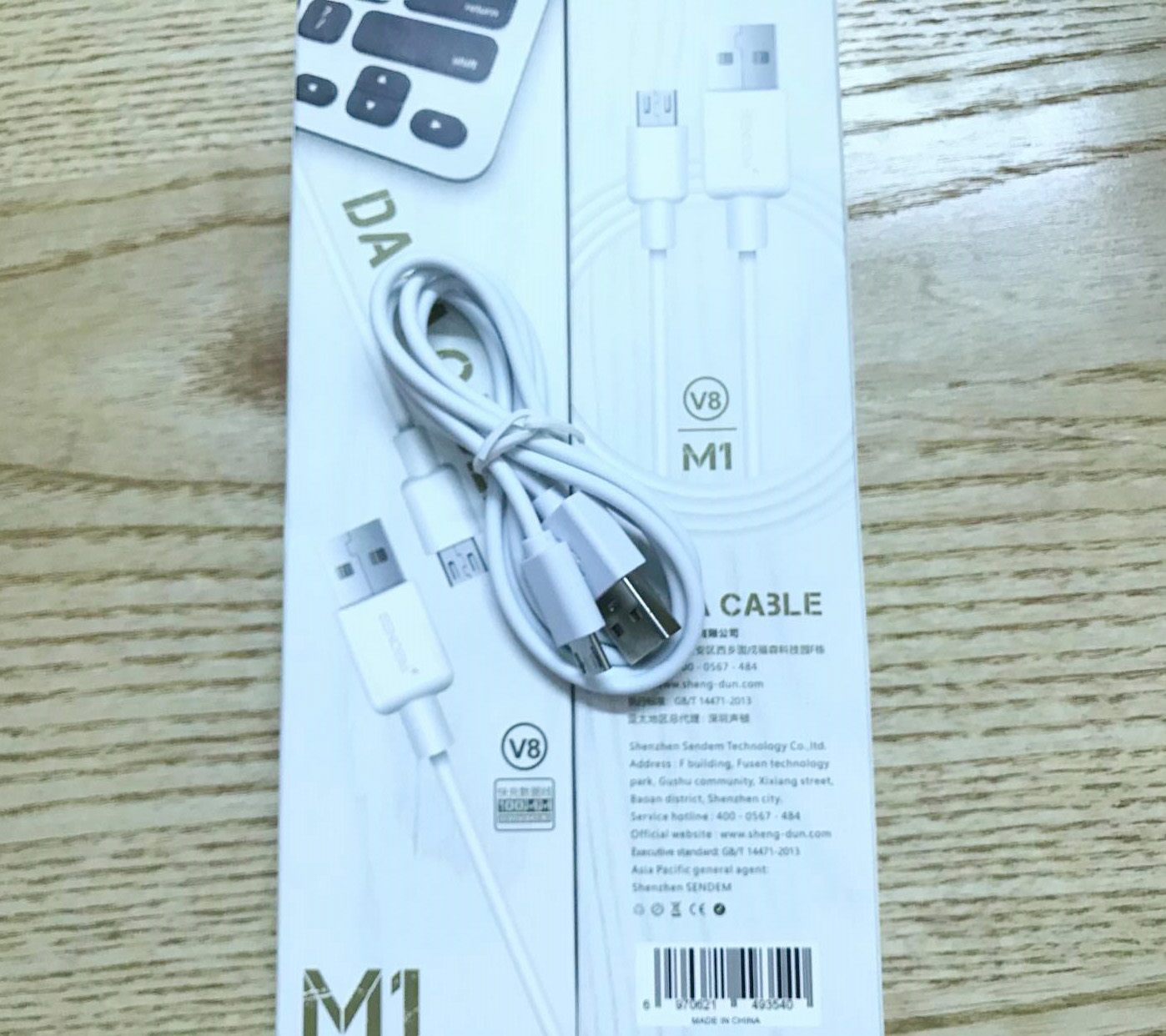 Cáp sạc Sendem M1 chuẩn Micro USB Hàng chính hãng