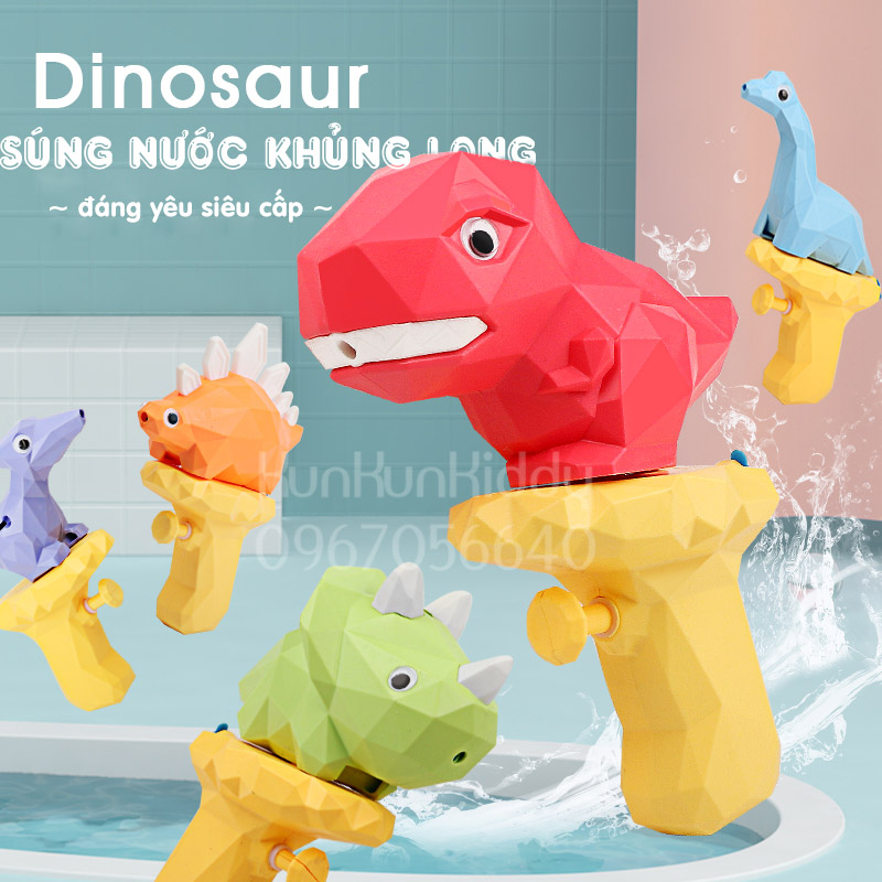 Súng nước Khủng Long CUTE đồ chơi cho bé