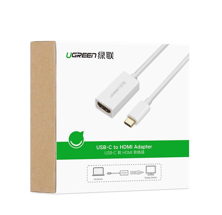 Cáp USB Type C to HDMI  Ugreen 40273 hỗ trợ 4K*2K, 3D