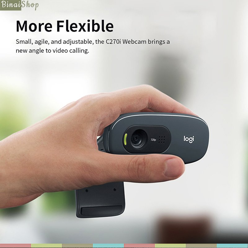 Webcam cho Tivi Android, Android box Logitech C270i IPTV [BH: 2 năm]