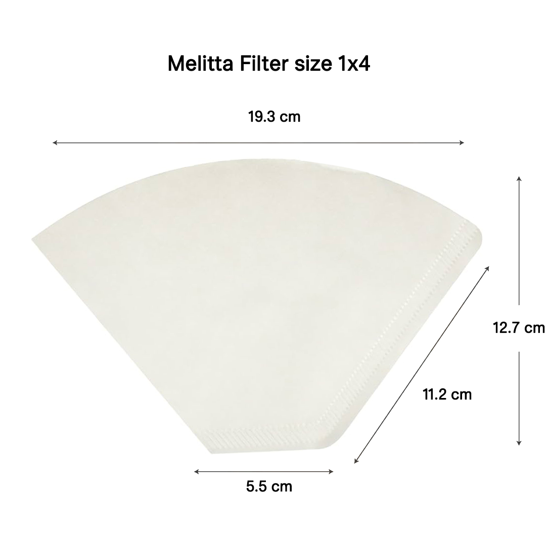 Giấy lọc cà phê Melitta (hộp 40 tờ) | Melitta coffee filter